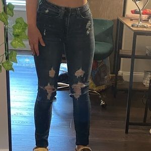 SO high waisted jeans